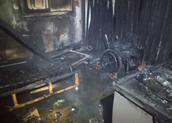 Guaporé: Incêndio controlado pelos bombeiros pode ter sido criminoso