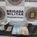 Após buscar drogas em Guaporé, trio é preso pela Brigada Militar em Estrela