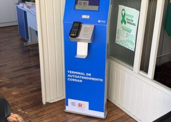 ILÓPOLIS | Corsan instala totem de autoatendimento junto a Prefeitura
