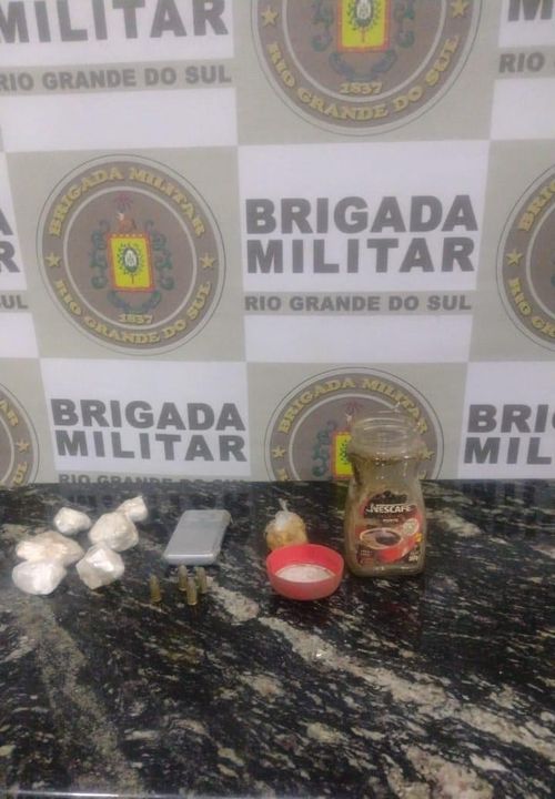 SOLEDADE | Homem de 19 anos é preso pela Brigada Militar com mais de 200 gramas de cocaína