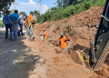GUAPORÉ | Autoridades do Poder Executivo visitam obras da construção da nova adutora de água bruta da Corsan