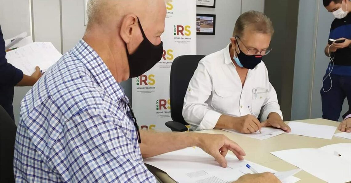 FONTOURA XAVIER | Prefeito assina convênio para pavimentação na Avenida 25 de abril acesso à BR 386