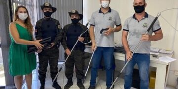 GUAPORÉ | Materiais de manejo são doados pelo Poder Público para policiais do 3º Batalhão Ambiental da Brigada Militar