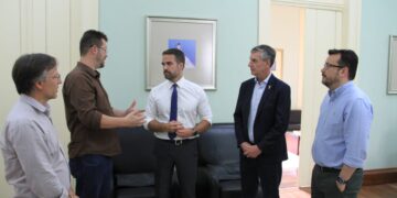 ALTO JACUÍ | Prefeito de Espumoso em audiências na Capital do Estado