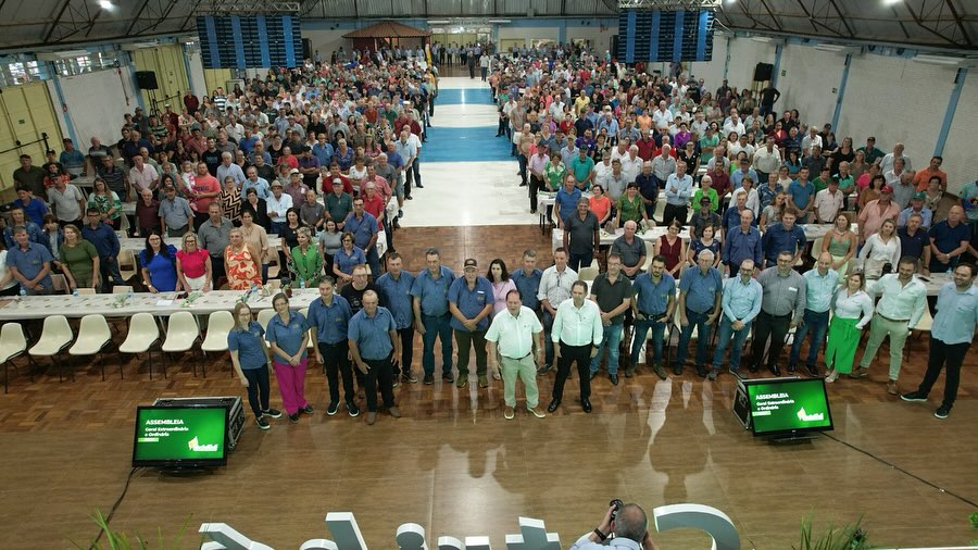 IBIRUBÁ | Reunindo cerca de 1 mil pessoas, a Assembleia Geral Extraordinária e Ordinária referente ao exercício de 2023, foi realizada na sexta-feira, 08