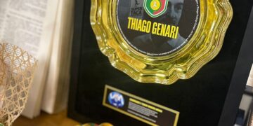 GUAPORÉ | Liga Gaúcha de Futsal presta homenagem a Thiago Genari na grande final da Supertaça Farroupilha
