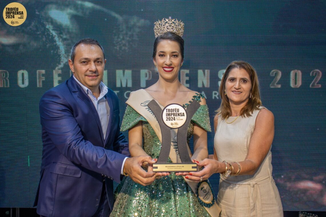 TROFÉU IMPRENSA 2024 | Destaque empresarial para a Relojoaria e Ótica JM