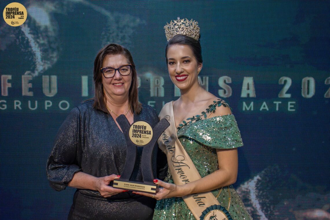 TROFÉU IMPRENSA 2024 | Liderança Comunitária de Eliane Salva Rovadoschi destacada no evento