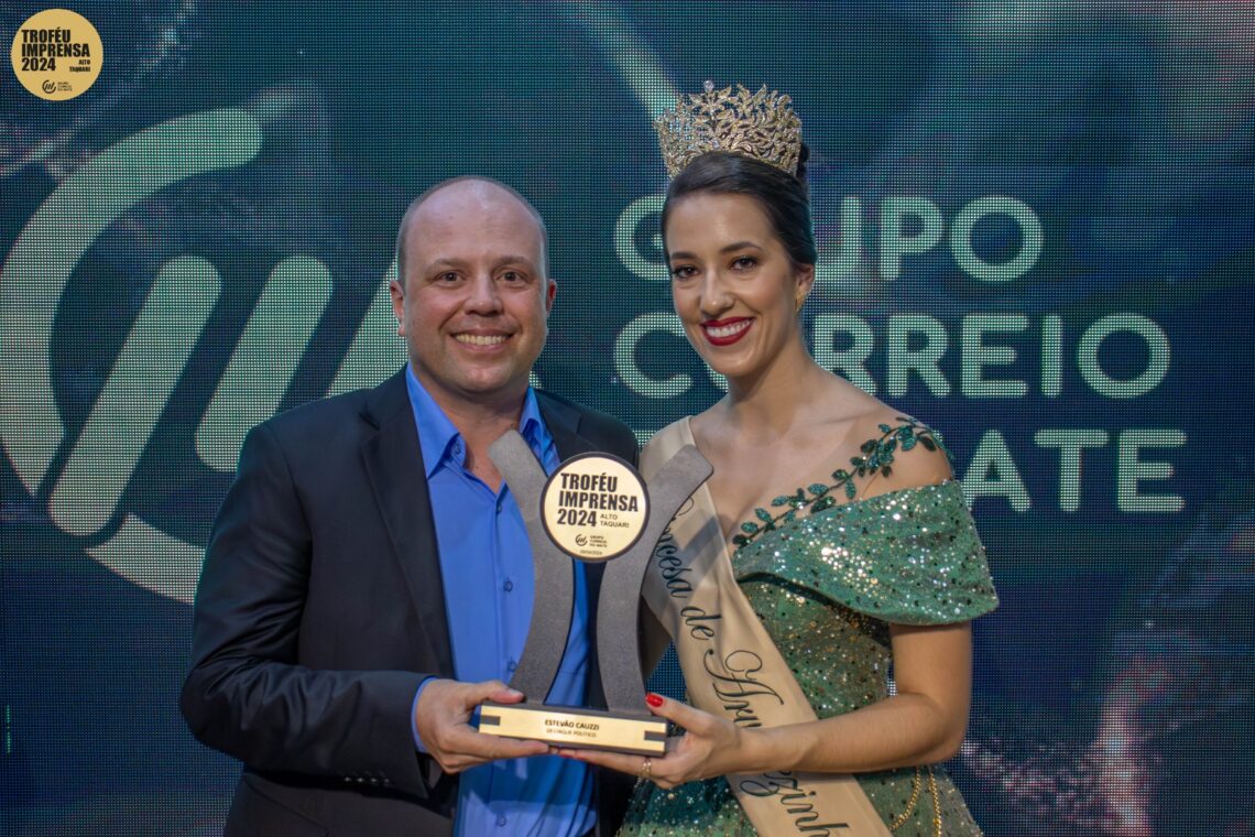 TROFÉU IMPRENSA 2024 | Destaque político para o vereador Estevão Cauzzi de Anta Gorda