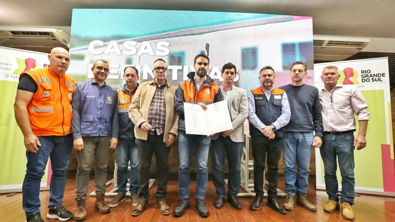 Estado investe R$ 41,8 milhões em moradias definitivas para atingidos por enchentes