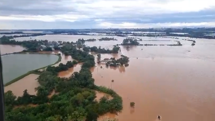 Chuvas: 57% dos municípios do RS estão em estado de emergência
