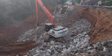 Reconstrução da ERS-115 avança na subida da Serra