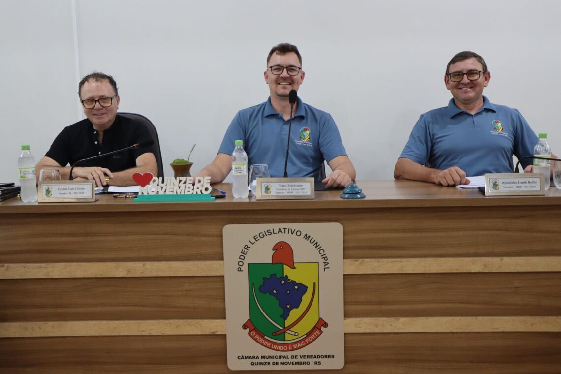 QUINZE DE NOVEMBRO | Decima Sessão Ordinária do ano