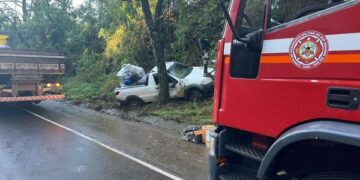 Na ERS-129, lençóis d’água provocam aquaplanagem de veículos e acidentes entre Guaporé e Serafina Corrêa