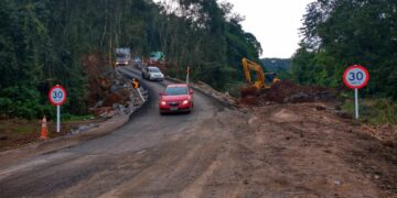 EGR recupera trafegabilidade no desvio emergencial no Km 88 da ERS-129