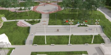 GUAPORÉ | Administração Municipal investe na revitalização da Praça Getúlio Vargas