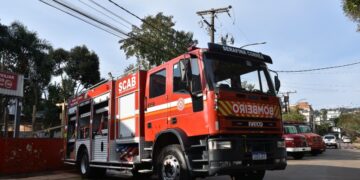 SERAFINA CORRÊA | SCAB recebe caminhão de bombeiros em parceria com o CBMRS