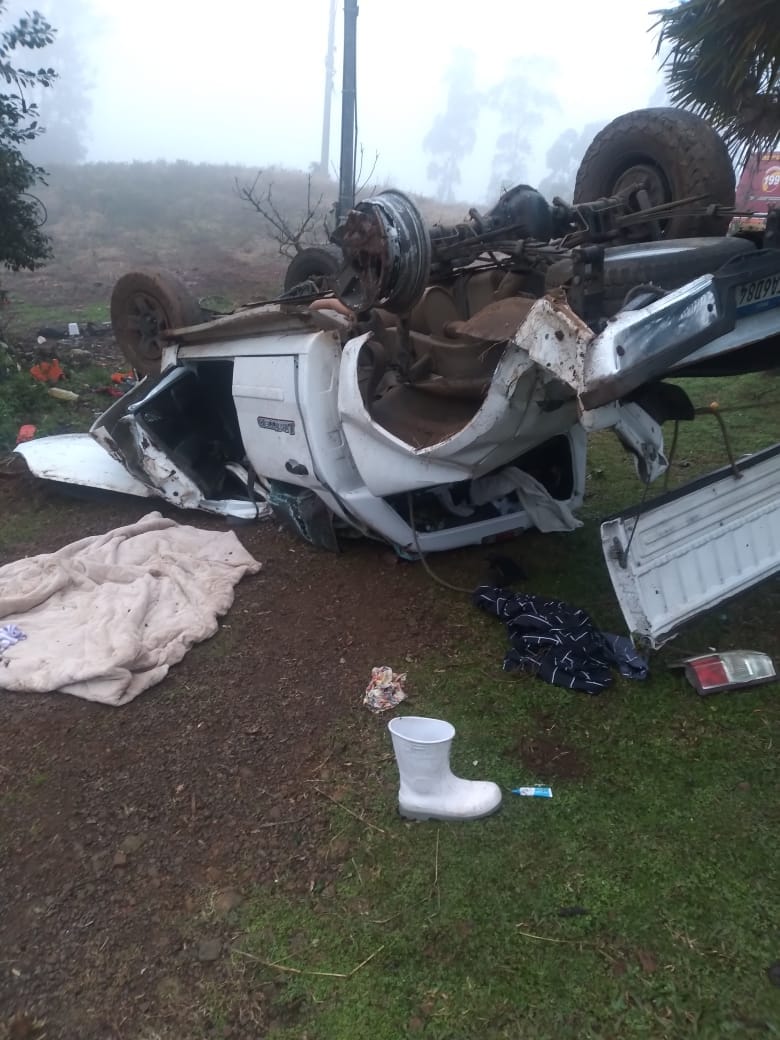 SERAFINA CORRÊA | SCAB atende acidente na rodovia ERS-447