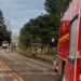 Caminhão carregado de pedras colide contra carro entre Muçum e Vespasiano Correa