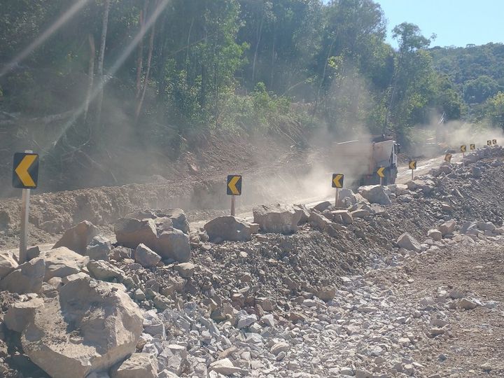 EGR prepara construção do muro de gabião na ERS-129