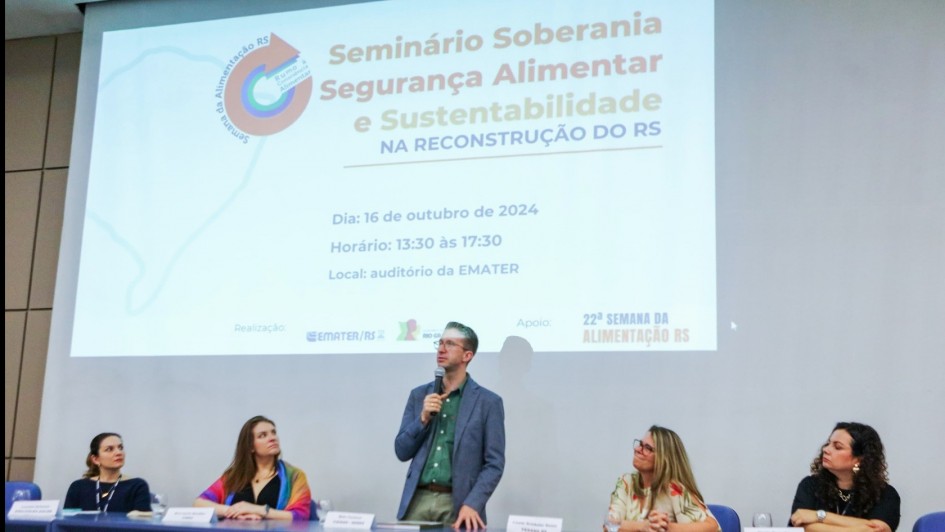Semana da Alimentação RS debate segurança alimentar no contexto de reconstrução pós-enchentes