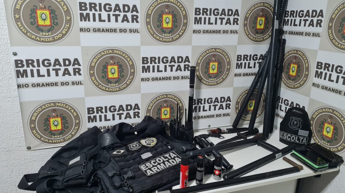 SERAFINA CORRÊA | Brigada Militar flagra grupo de pessoas no exercício ilegal da profissão
