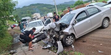 ENCANTADO | Acidente no Jacaré na ERS-332