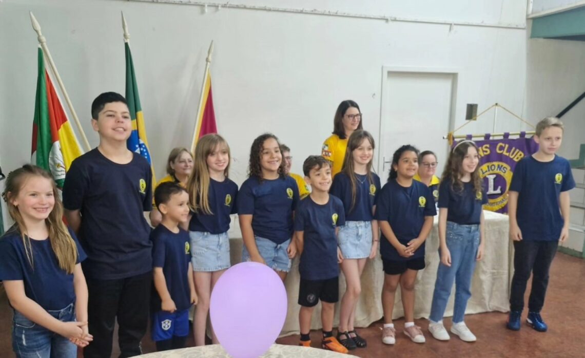 Lions Clube de Espumoso lança programa para incentivar o leonismo nas crianças