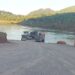 Após problemas, balsa retoma a travessia no Rio Taquari