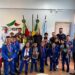 Alunos de karatê de Tapera prestigiados pelo 5º lugar nas Olimpíadas Escolares