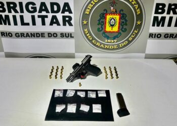GUAPORÉ | Criminoso é preso com arma de fogo pela Brigada Militar