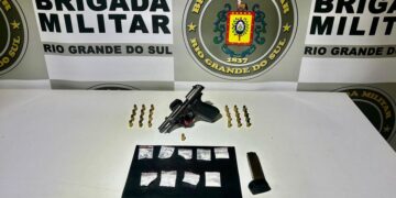 GUAPORÉ | Criminoso é preso com arma de fogo pela Brigada Militar