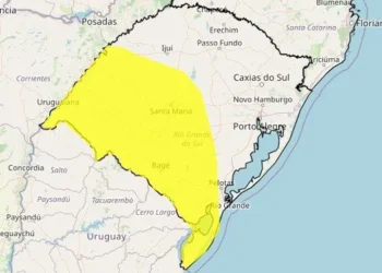 RS tem três alertas do Inmet para chuva intensa nos próximos dias