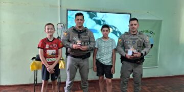 Brigada Militar realiza palestra para alunos da Escola do Pontão do Butiá