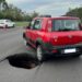 Cratera provoca 40 km de congestionamento na Freeway
