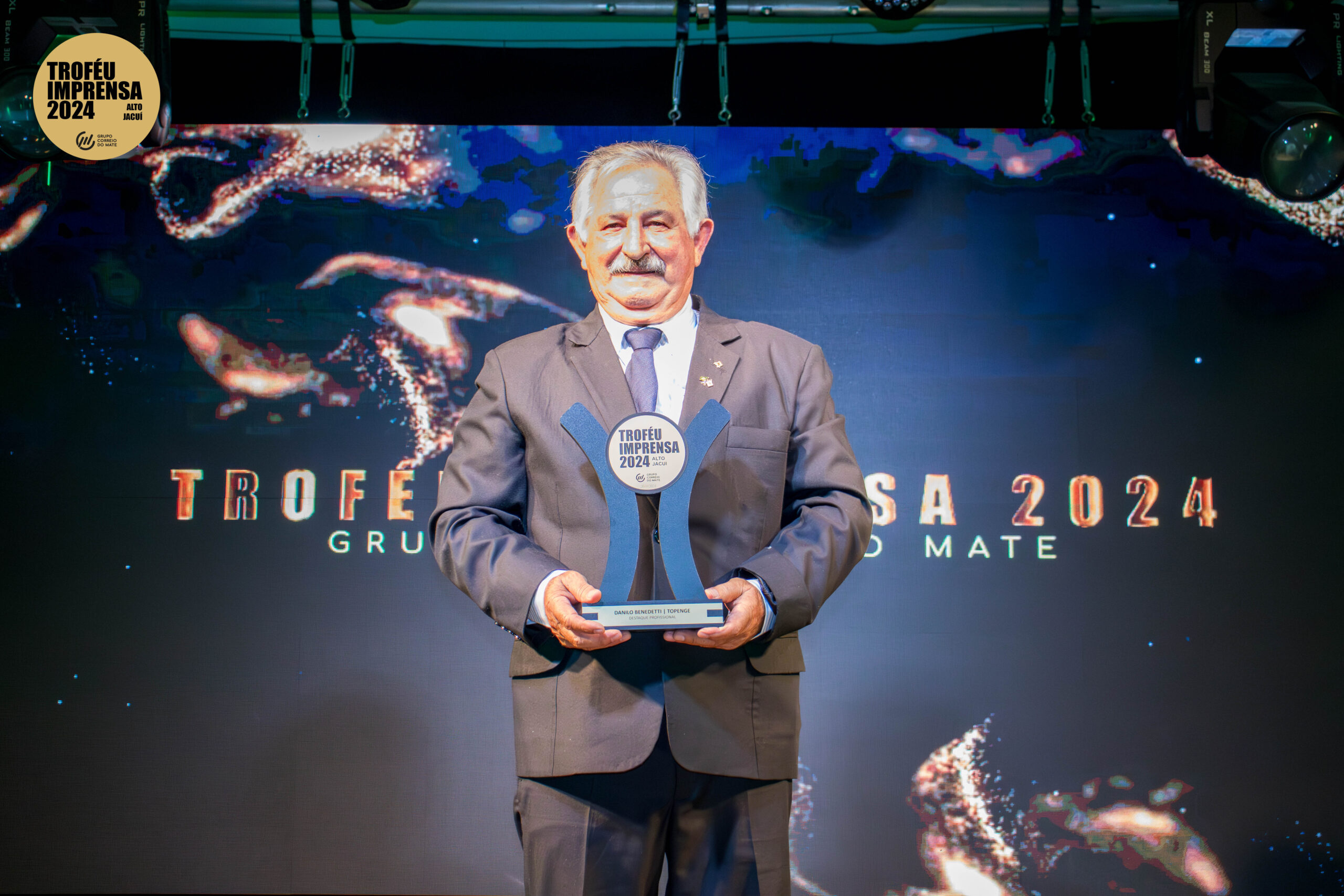 História profissional de Danilo Benedetti evidenciada no Troféu Imprensa