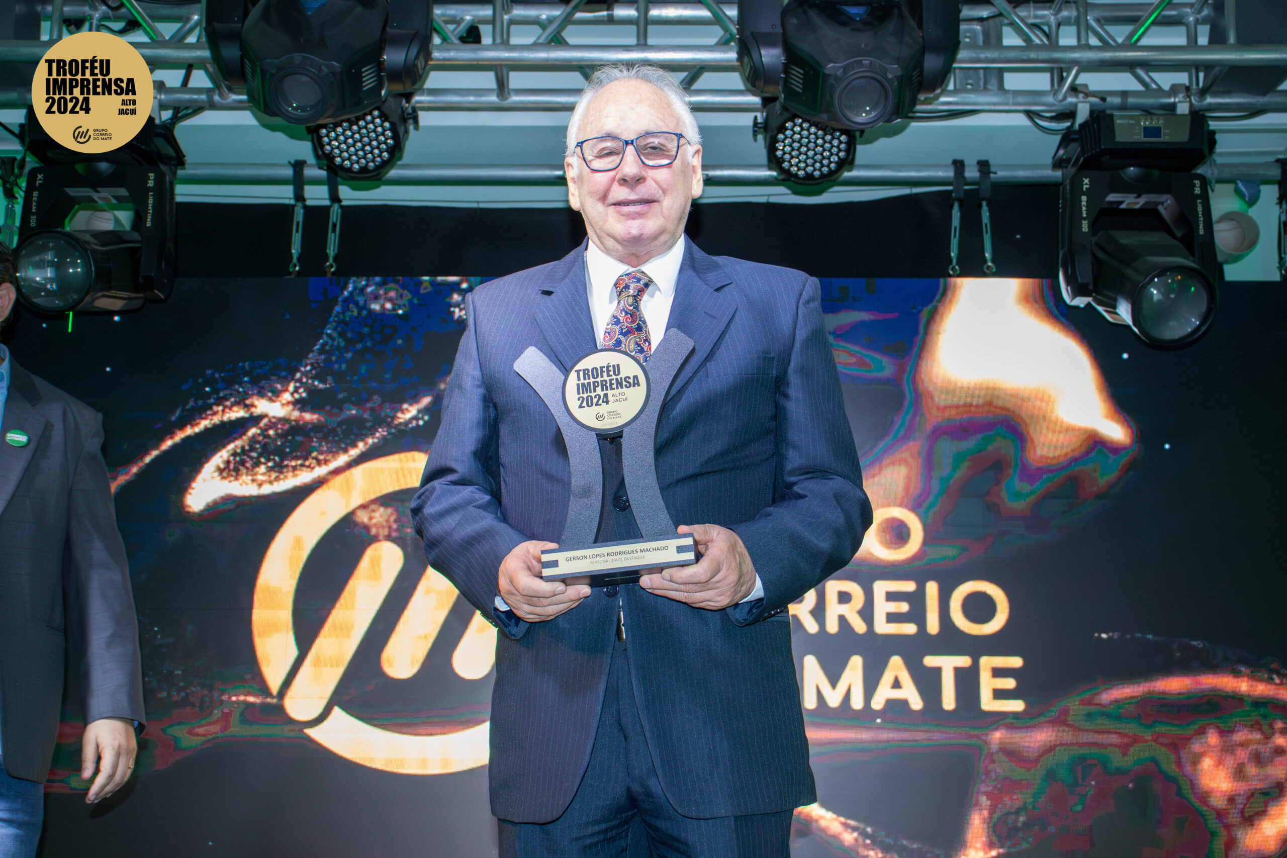 Reconhecimento ao médico Gerson Lopes Rodrigues Machado no Troféu Imprensa 2024