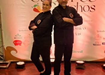 Empresários da gastronomia taperense no Sabores Gaúchos