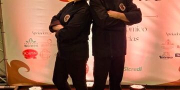Empresários da gastronomia taperense no Sabores Gaúchos