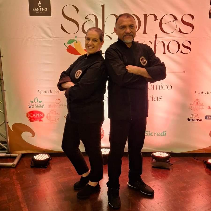 Empresários da gastronomia taperense no Sabores Gaúchos