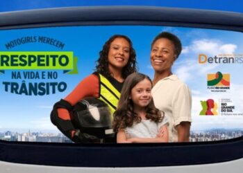 Campanha do DetranRS chama a atenção para motofretistas
