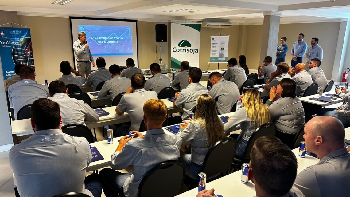 1ª Convenção de Vendas Cotrisoja e Yara promove integração e capacitação técnica