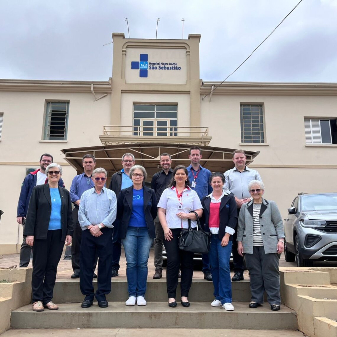 O Hospital São Sebastião recebeu visita da gestão da Sociedade São Camilo