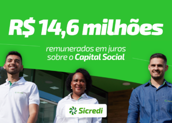 Sicredi Espumoso RS/MG remunera capital social dos associados em R$ 14,6 milhões