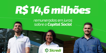 Sicredi Espumoso RS/MG remunera capital social dos associados em R$ 14,6 milhões