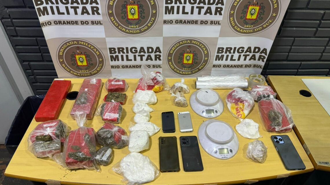 ENCANTADO | Dupla é presa por tráfico de drogas