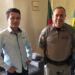 Diretor de Esportes de Espumoso em visita ao Comando da Brigada Militar