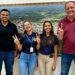 Prefeito e vice recebem alunas de projeto de saúde e intercâmbio cultural