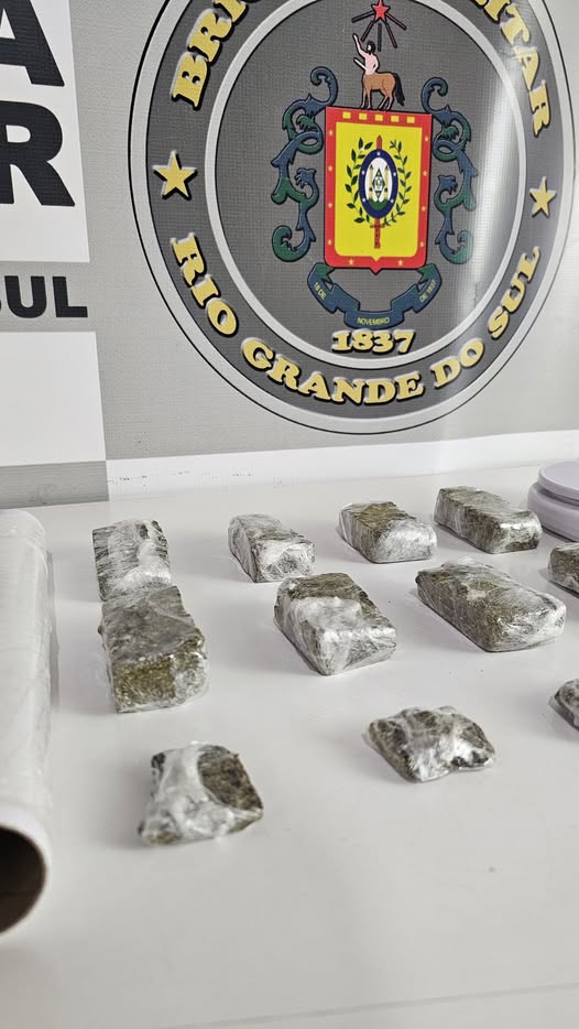 GUAPORÉ | Adolescente é apreendido com maconha pela Brigada Militar