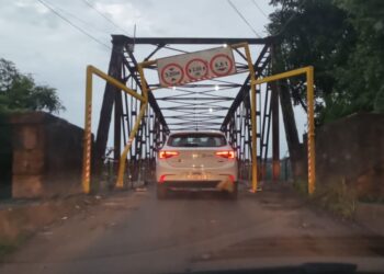 Ponte de Ferro: Temporal deixa semáforos inoperantes
